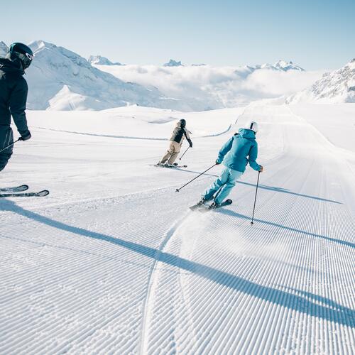 ski slope in Lech Arlberg