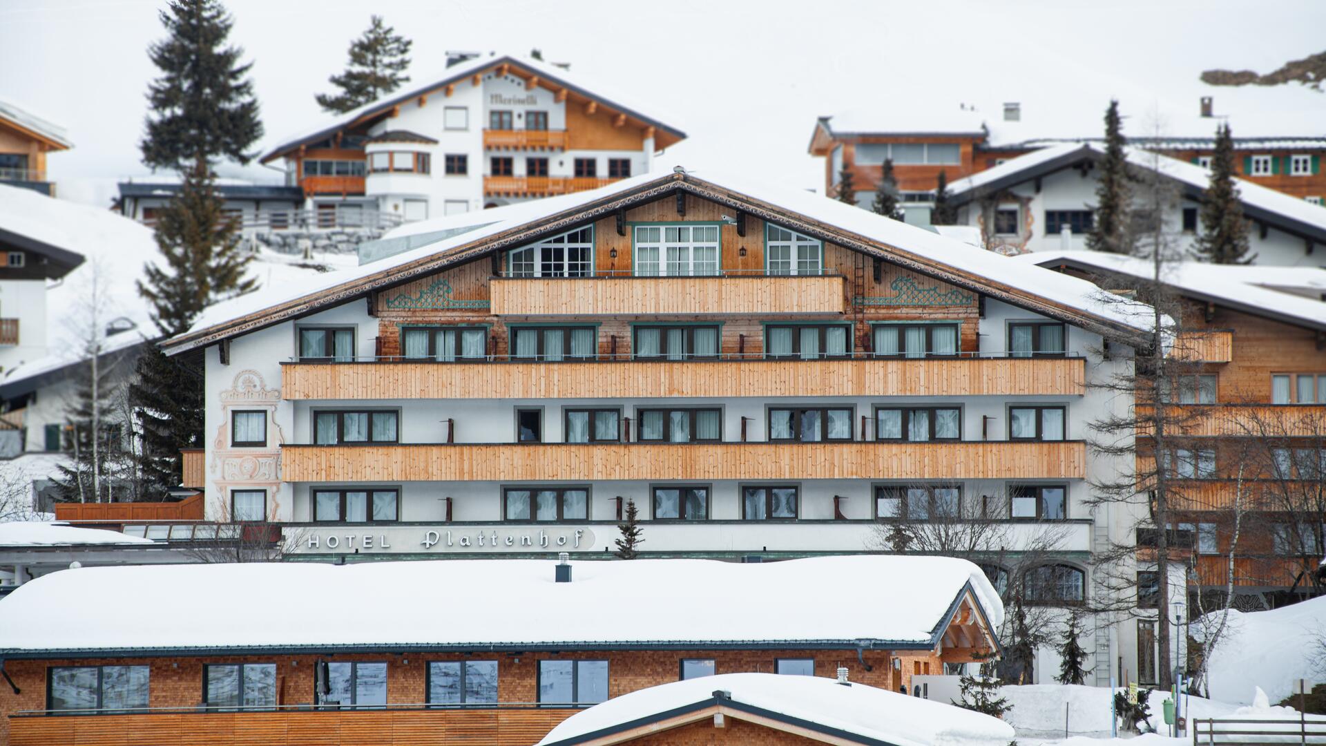 Hotel Lech am Arlberg im Winter