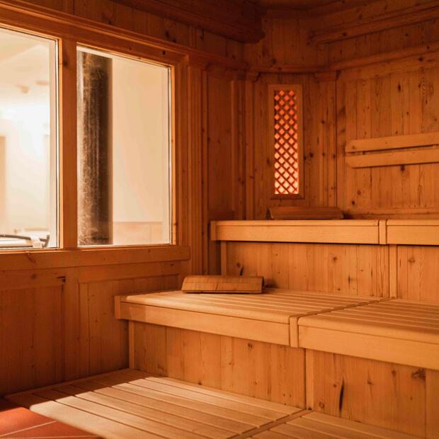 sauna at the wellness hotel Lech Arlberg